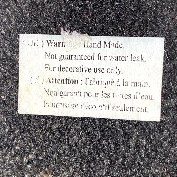 Handmade Dimpled Silver Tone Thin Metal Table Vase Decor Accent - Picture 6 of 12